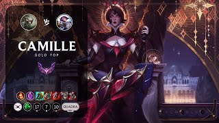 Camille Top vs Fiora  KR Master Patch 1321 [upl. by Ailyt]