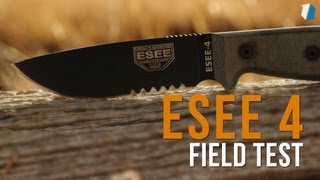 ESEE 4 Survival Fixed Blade Knife  Field Test [upl. by Reace663]