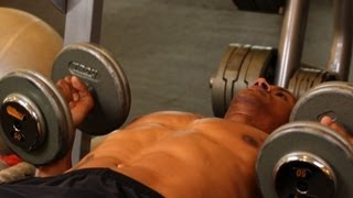 How to Do PalmsIn Dumbbell Bench Press  Chest Workout [upl. by Hallerson]