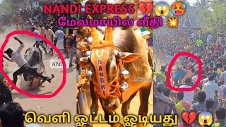 மேல்மாயில் வீதி💥நந்தி எக்ஸ்பிரஸ்💔😱🤕 வெளியே ஓட்டம் ஓடியது 💔😱🤕eruthukattu eruthukattu எருதுகட்டு [upl. by Banky214]