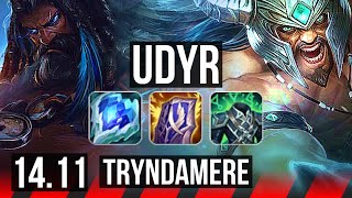 UDYR vs TRYNDAMERE TOP  42k DMG 65 winrate  EUW Master  1411 [upl. by Afton846]