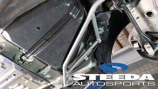 S550 IRS Subframe Support Braces Installation  Steeda [upl. by Hound]