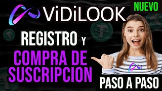 🚨ViDiLOOK REGISTRO y COMPRA DE SUSCRIPCION✔PASO a PASO✔ GANA 465 DIARIO VIENDO ANUNCIOS 💸 [upl. by Atin]