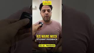 RJS Mains 2024 Student Feedback on RJS Mocks  Benefits from Mocks [upl. by Ecinue]