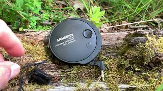 Sangean ANT60 Portable Shortwave Reel Antenna not quite a good as the original Sony AN71 [upl. by Naesed]