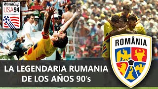 ELIMINATORIAS USA 94  LA ÉPOCA DE ORO DE RUMANIA  HISTORIA DE LOS MUNDIALES [upl. by Alliuqat]