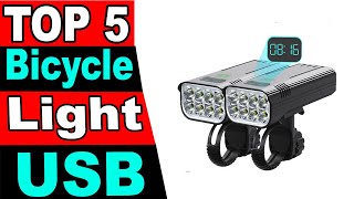 TOP 5 Best Bicycle Light Review 2024 [upl. by Ralaigh29]