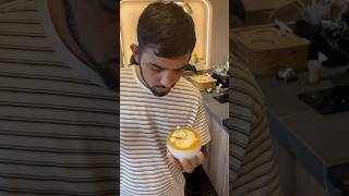 coffee barista coffeeart art newvideo like trending skills [upl. by Elburr]