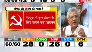 Watch Sitaram Yechury addresses press conference after Tripura Elections 2018 Results [upl. by Tombaugh652]