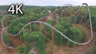 Powder Keg offride 4K Silver Dollar City [upl. by Hsihsa]