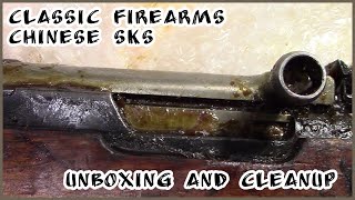 Classic Firearms Chinese SKS  Unboxing and Cleanup  Guns N Reloads [upl. by Kovar]