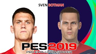 SVEN BOTMAN  PES 201920202021  FACE BUILD amp STATS [upl. by Nivag]