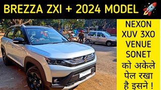 2024 Maruti Suzuki Vitara Brezza ZXI plus DAD of Compact SUV🚀 [upl. by Haridan]