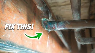 How To Fix ANY Pipe Leak 2 BEST Ways For DIY Plumbing [upl. by Gawain436]