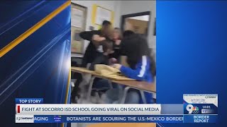 Socorro ISD middle school fight goes viral [upl. by Esinehc]