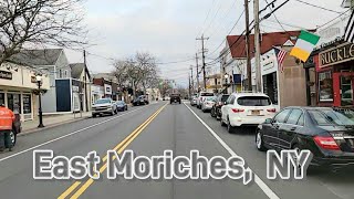 Driving on Montauk Highway Through Shirley Mastic Moriches Center Moriches and East Moriches [upl. by Bartko]