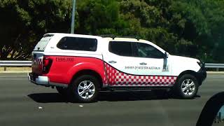 WAPOL skoda driver training responding MASSIVE BULLHORN and WA sherriff catch ULTRA RARE [upl. by Wakefield]