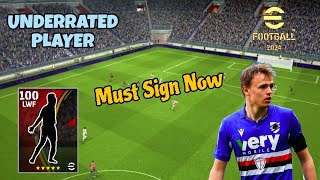 Must Sign Now Underrated Player 🤩🔥 M Damsgaard From Denmark  eFootball 2024 Mobile [upl. by Eeresed]