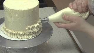 How to Pipe Buttercream Cake Decorations [upl. by Savanna]