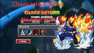 Chaos Return Challenger No gojo made easy  Anime World Tower Defense AWTD [upl. by Lamaj75]