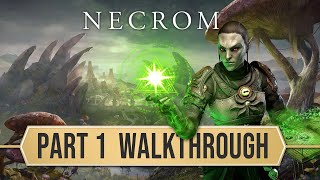 ESO Necrom Gameplay Walkthrough Part 1 The Elder Scrolls Online Morrowind [upl. by Nelrac]