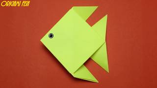 Origami Fish Easy How To Make Paper Fish  Paper Fish  easy origami for beginners [upl. by Hallett]