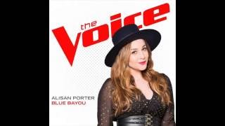 Alisan Porter  Blue Bayou Audio Studio Version The Voice US Winner 2016 [upl. by Snapp]