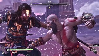 God of War Ragnarok Valhalla  Tyr No Damage Boss Fight Mastery Difficulty [upl. by Gimble821]