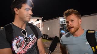 Post Race Interview with Logan Wagner 8523 [upl. by Ycnalc]