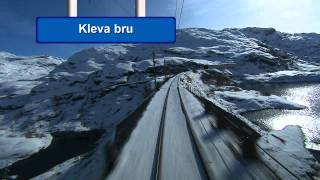 Train Norway  Bergens Banen 26 HD  without the long tunnels [upl. by Bensen]