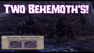 Double Behemoth Quest MHWIceborne Mods [upl. by Nemaj]