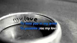 Westlife  My Love karaoke with lyrics [upl. by Nnylaehs]