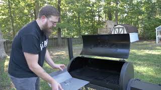 Installing an Oklahoma Joe HIGHLAND Horizontal Baffle Plate Heat Deflector Tuning by LavaLock [upl. by Fagin]