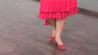 Aprende a Bailar Sevillanas con Pilar Astola La Segunda paso a paso [upl. by Nelubez]