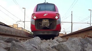 SOTTO AL NUOVO TRENO FRECCIAROSSA ETR70008 FULL HD 50 FPS [upl. by Lib]