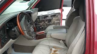 9906 Cadillac Escalade interior swap into a 1990 single cab obs Thesetupsuspension [upl. by Hayyifas]