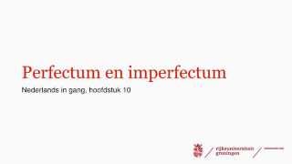 H10  perfectum en imperfectum [upl. by Nattie]