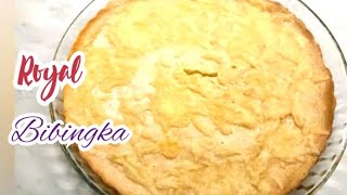 Bake Royal Bibingka  Glutinous Flour Recipe [upl. by Kirshbaum]