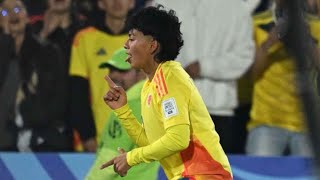 Colombia se clasifica a los Octavos de Final con ajustada victoria sobre Camerún [upl. by Scrogan759]