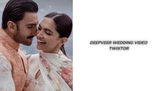 DEEPVEER WEDDING VIDEO TWIXTOR CLIPS AESTHETIC EDITSS deepveer [upl. by Acirfa]