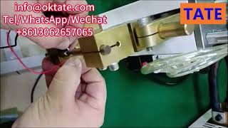 How to solder PT100 sensor terminals Just use TATE PT100 welding machine manufacture in peru Mexico [upl. by Ariela164]