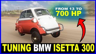 Tuning BMW Isetta 300 Export to make a real Forza Horizon 5 Beast Reaching top max speed Limitation [upl. by Ruth]