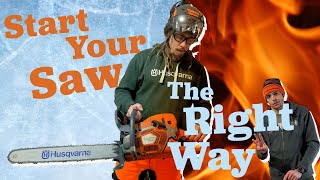 The 3 Ways to Start Your Saw  TreeStuff Closer Look [upl. by Eisenberg402]