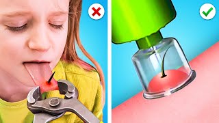 DAY Girl 💛VS NIGHT Girl 💙As Babysitters Good VS Bad Babysitter Parenting Hacks [upl. by Ledoux]