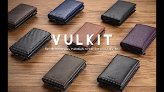 VC203VULKIT Credit Card Holder Leather Bifold Wallet [upl. by Nitsej]