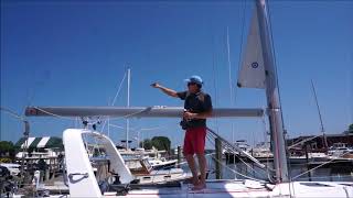 Importance of Friction in Furling Mainsail  Furling Part 2 [upl. by Lupe]