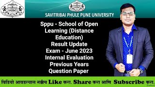 SPPU  School of Open Learning  Exam Update  Result Exam Form Exam Time Table Question Paper [upl. by Appel993]