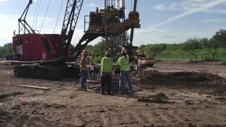 Drilled Pier Installation Process [upl. by Natsrik824]