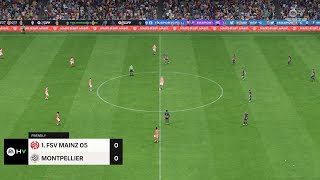 1 FSV Mainz 05 vs Montpellier 10082024 Club Friendlies EA FC 24 [upl. by Aron729]