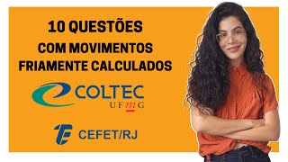 10 Questões COLTEC e CEFET RJ com estratégia de prova [upl. by Williamsen]